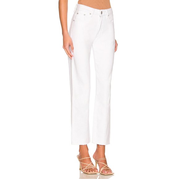 superdown Dylan Straight Denim Jean in White - Picture 2 of 7